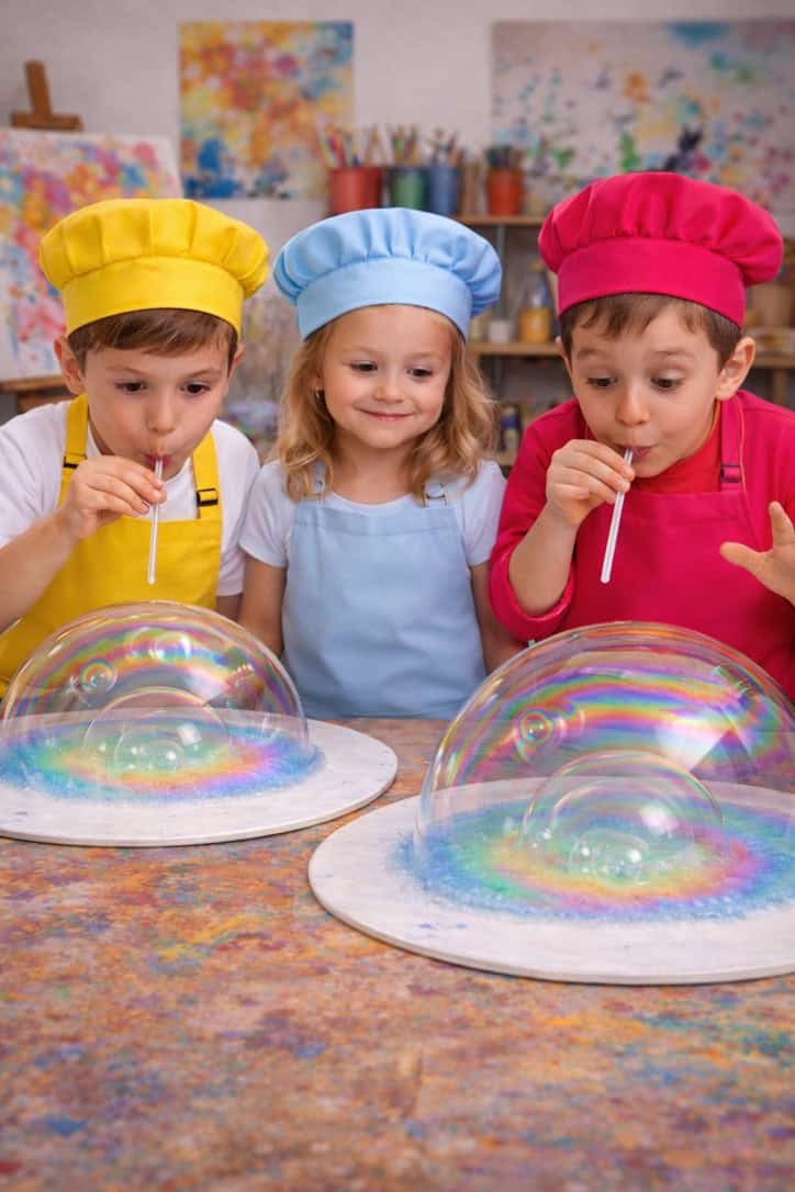 bublinová dílna do interiéru Bublinárium - interaktivní stanoviště s bublinami