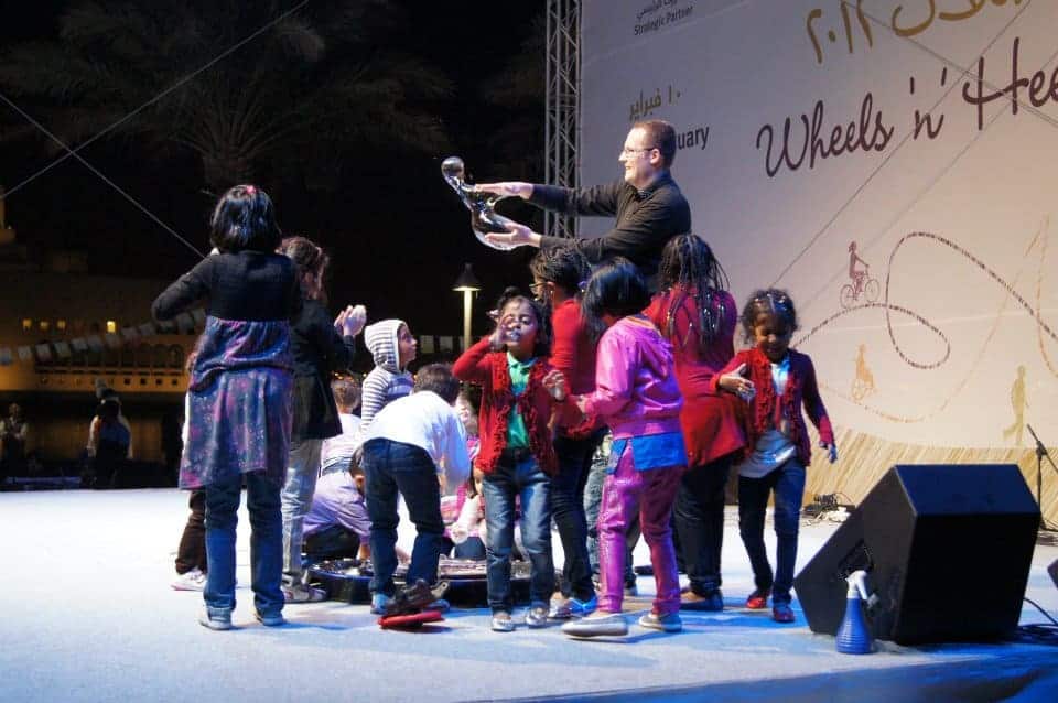 bubble workshop Qatar bublinový workshop Qatar