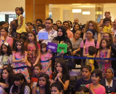 Bubble show Kuwait audience