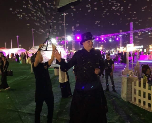 bubbles bubbleshow v Saudské Arábii