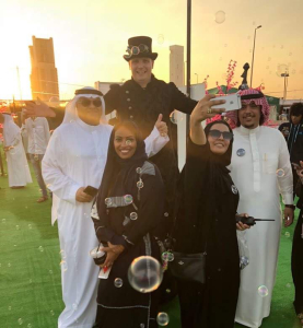 Bubbles Festival Jeddah bubble show Jedah