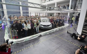 Škoda Kodiaq, rekord, bublina bublinář Matěj Kodeš
