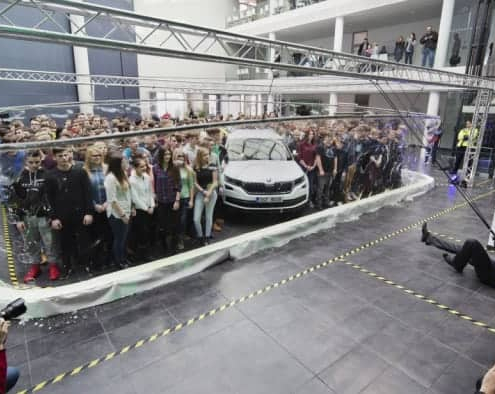Škoda Kodiaq, rekord, bublina bublinář Matěj Kodeš