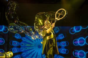 show with bubbles Budapest