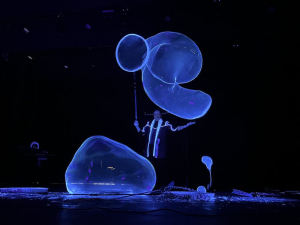 neon bubble show uv bubble show